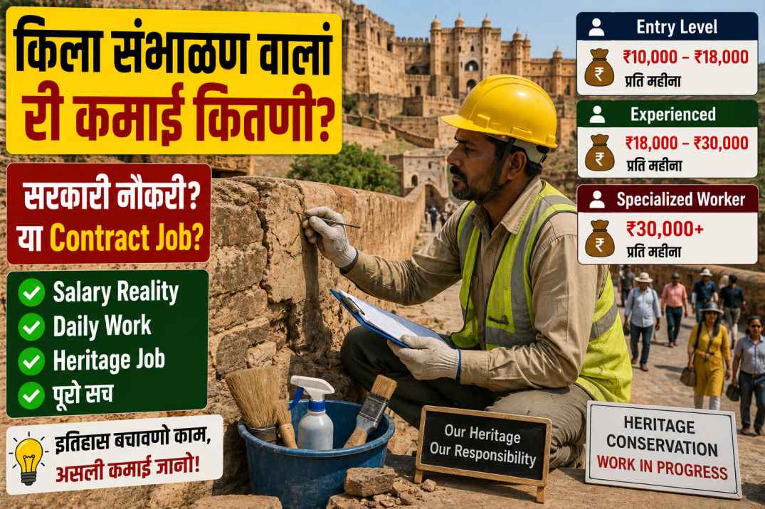 Fort Maintenance Workers Ka Daily Life Purane Qilon Ko Zinda Rakhne Wale Unsung Heroes Ki Real Story