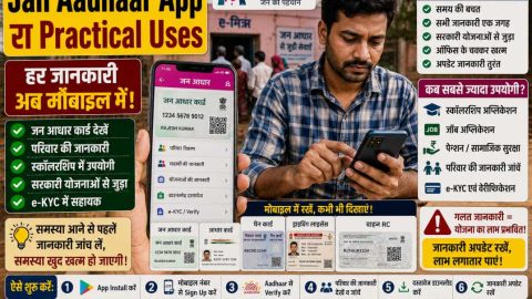 Jan Aadhaar App रा Practical Uses