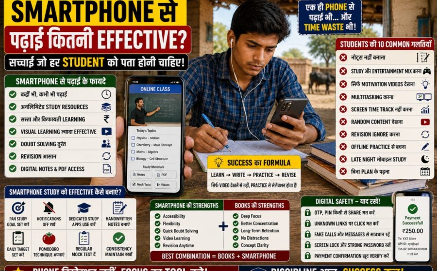 Smartphone Se Padhai Kitni Effective Hai