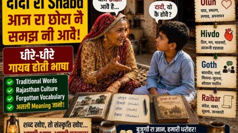 Words Used by Rajasthan's Elderly That Younger Generations Rarely Use