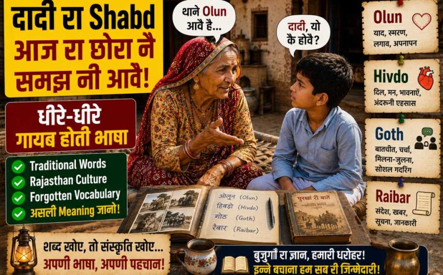 Words Used by Rajasthan's Elderly That Younger Generations Rarely Use